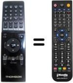 Comandos à distância equivalente Thomson DS 100 I