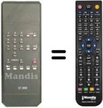 Comandos à distância equivalente DT 2000