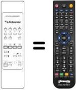 Comandos à distância equivalente DTV 3 DIGITAL