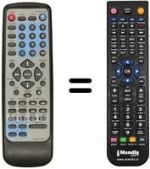Comandos à distância equivalente E6900-X005A