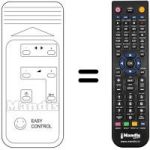 Comandos à distância equivalente EASY REMOTE