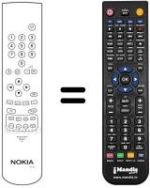 Comandos à distância equivalente Ingelen FP 82 F 7
