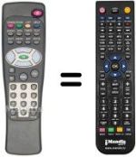Comandos à distância equivalente FUJI ONKYO FT 3