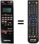 Comandos à distância equivalente FV 22 L