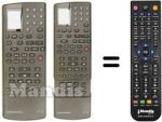 Comandos à distância equivalente Grundig GV-414 SV