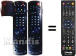 Comandos à distância equivalente Grundig GV-560 HIFI
