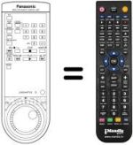 Comandos à distância equivalente Panasonic HD 700