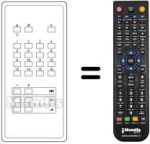 Comandos à distância equivalente IQ 16