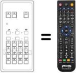 Comandos à distância equivalente IQ 16