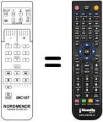 Comandos à distância equivalente IMC 10 T