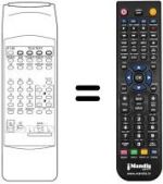Comandos à distância equivalente UKV 505