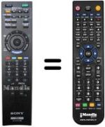 Comandos à distância equivalente Sony KDL-46 HX700