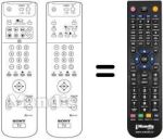 Comandos à distância equivalente Sony KV-29 FQ75A