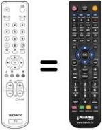 Comandos à distância equivalente Sony KV-32 DX30U