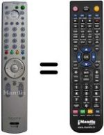 Comandos à distância equivalente Sony KE-P42 XS1