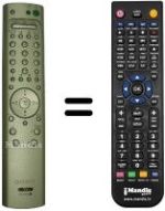 Comandos à distância equivalente Sony KV-32 FQ80