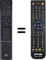 Comandos à distância equivalente 6710V00007C