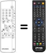 Comandos à distância equivalente Grundig M 95-115 / 9 IDTV