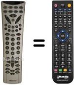 Comandos à distância equivalente Medion MD 7330