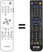 Comandos à distância equivalente Grundig MW 82-520 / 9