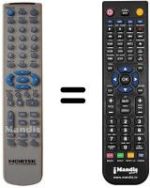 Comandos à distância equivalente NDVX-105