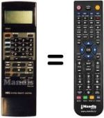 Comandos à distância equivalente NS-7000