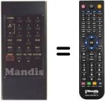 Comandos à distância equivalente ODE 620