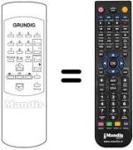 Comandos à distância equivalente Grundig P 37-838 VNM