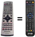 Comandos à distância equivalente EUR 7624KR0
