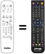 Comandos à distância equivalente LG QUISY 30
