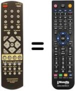 Comandos à distância equivalente RC-4300 DV