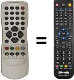 Comandos à distância equivalente Marantz LC 2000