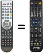 Comandos à distância equivalente Vestel 26830 IDTV