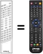 Comandos à distância equivalente TC 3001