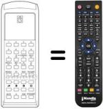 Comandos à distância equivalente RC 42