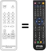 Comandos à distância equivalente UFD 40