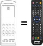 Comandos à distância equivalente TC 6050