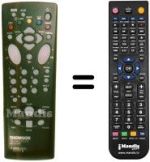 Comandos à distância equivalente Hifivox 28 DG 22 C