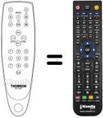 Comandos à distância equivalente Hifivox 10 MH 73 B