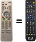 Comandos à distância equivalente Pathé Marconi 24 WK 25 EG