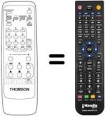 Comandos à distância equivalente Thomson T 20 VB 12 A