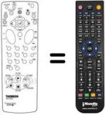 Comandos à distância equivalente Hifivox 21 CT 17 E