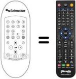 Comandos à distância equivalente REMOTE CONTROL 220