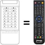 Comandos à distância equivalente RH 880