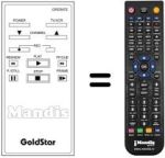 Comandos à distância equivalente LG RL 42 E