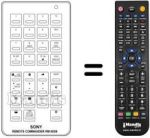 Comandos à distância equivalente Sony KV-2207 UB