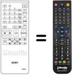 Comandos à distância equivalente Sony KV-21 XRU