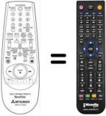 Comandos à distância equivalente RM 541V-59202