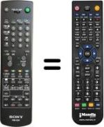 Comandos à distância equivalente Sony KV-25 F1D