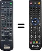 Comandos à distância equivalente Sony KV-21 V6D